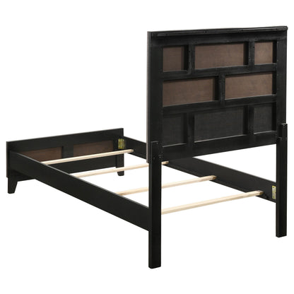 Watson Bed 5-Piece Set in Grey Oak
