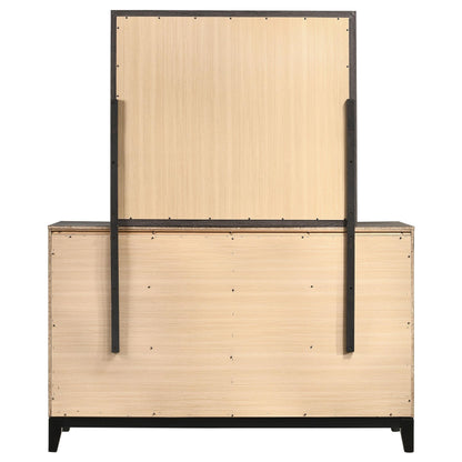 Watson Dresser With Mirror in Grey Oak - Coaster Furniture
