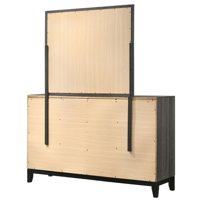 Watson Dresser With Mirror in Grey Oak - Coaster Furniture