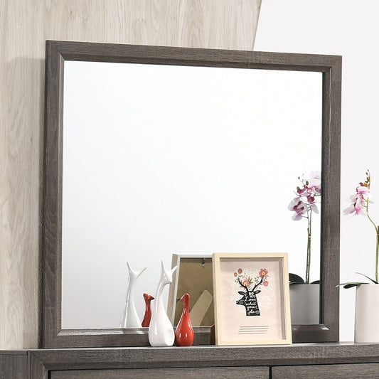 Watson Dresser Mirror in Grey Oak - Coaster Furniture