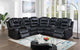 8910 Black Reclining Sectional Living Room Set