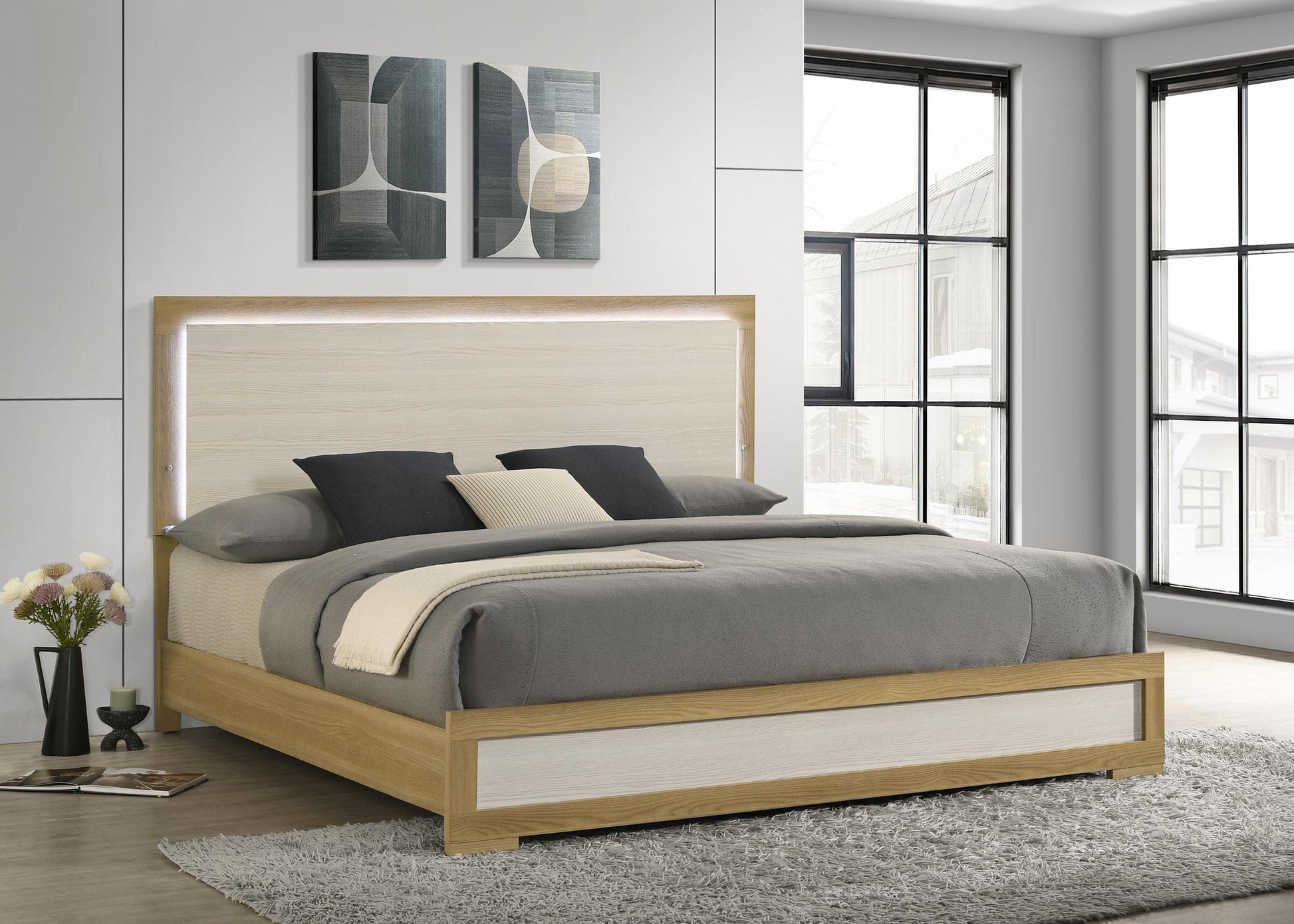 Hyland Bed in Natural