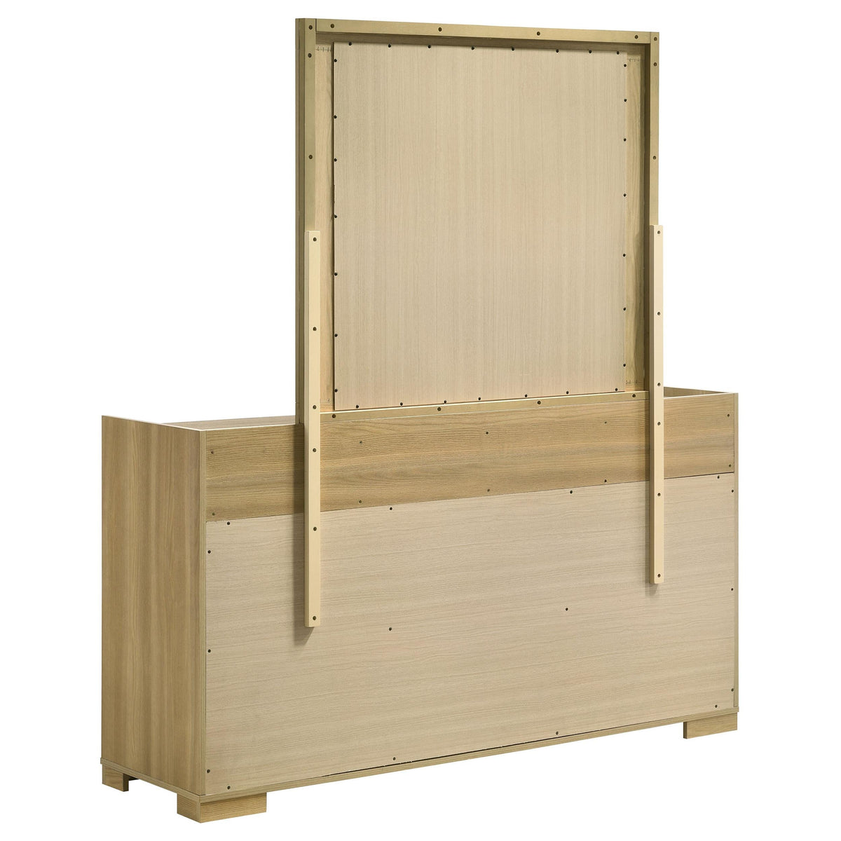 Hyland Dresser With Mirror in Natural - Coaster Furniture