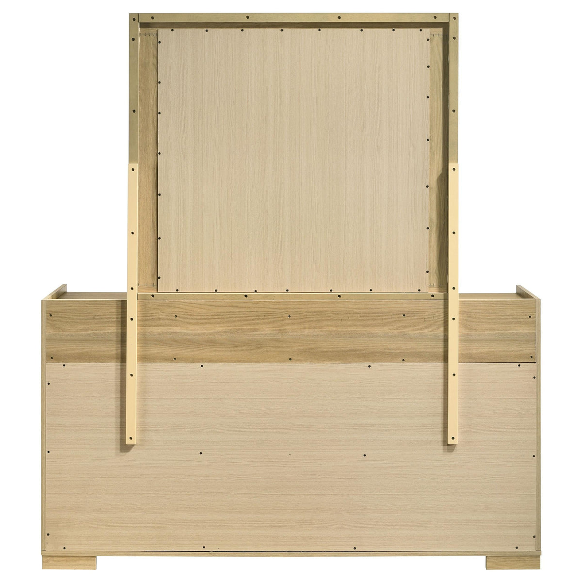 Hyland Dresser With Mirror in Natural - Coaster Furniture