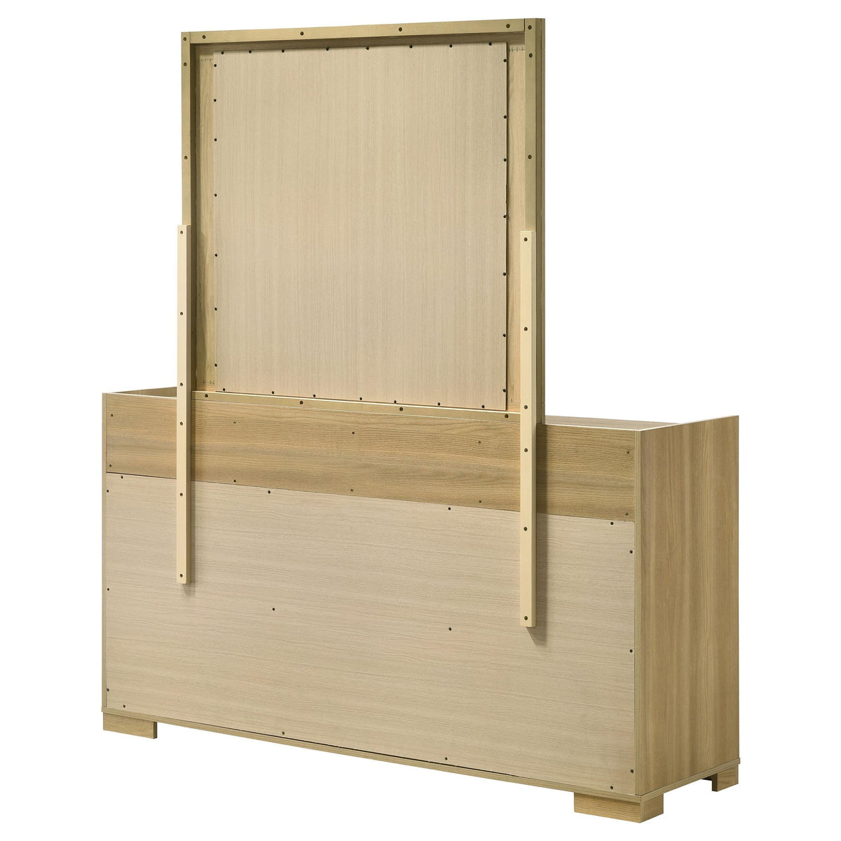 Hyland Dresser With Mirror in Natural - Coaster Furniture