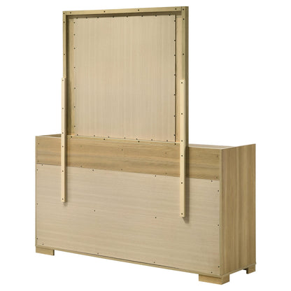 Hyland Dresser With Mirror in Natural - Coaster Furniture