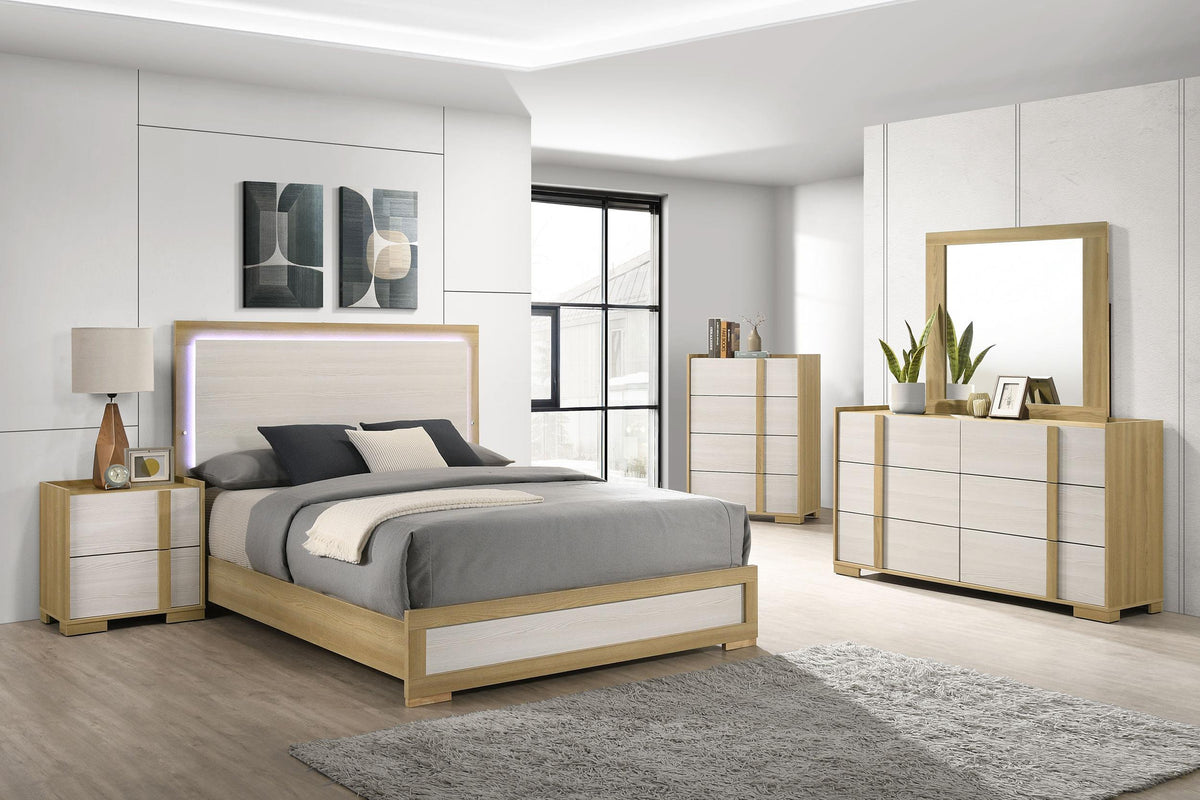 Hyland Dresser Mirror in Natural - Coaster Furniture