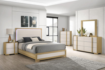 Hyland Dresser Mirror in Natural - Coaster Furniture