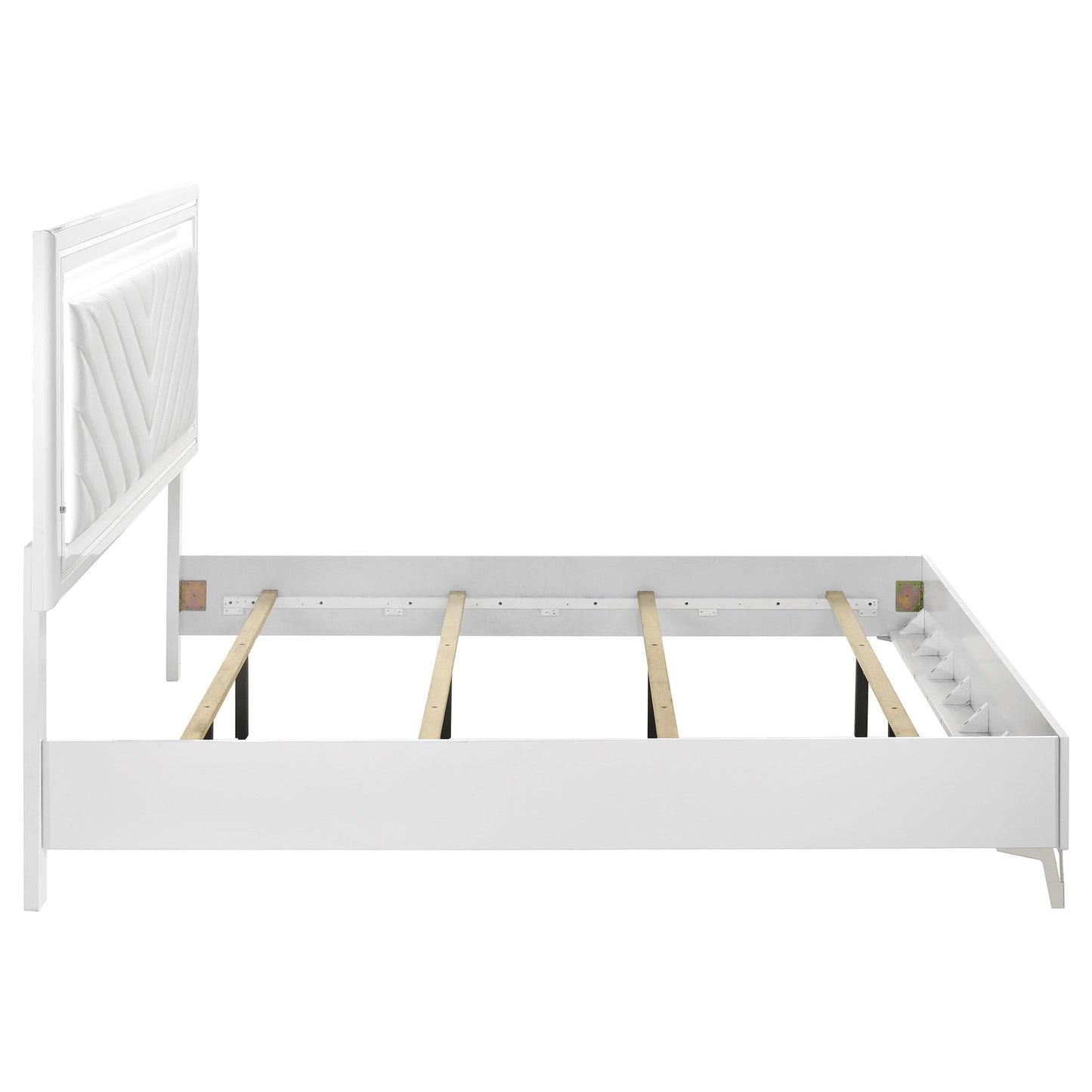 Cassia Bed in White High Gloss