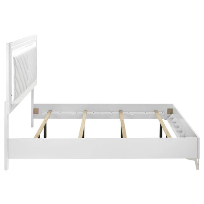 Cassia Bed in White High Gloss