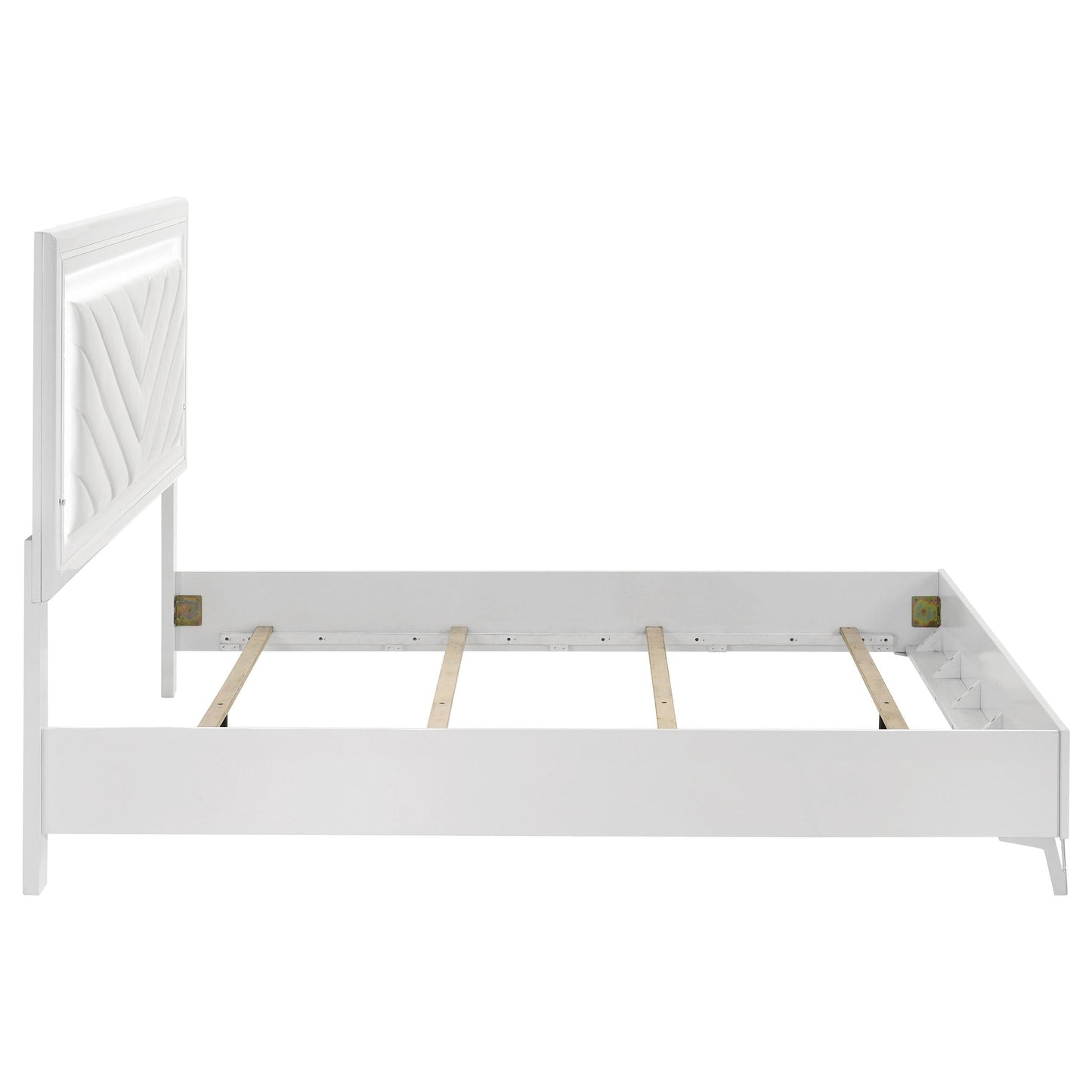 Cassia Bed in White High Gloss