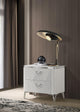 Cassia Nightstand in White High Gloss - Coaster Furniture