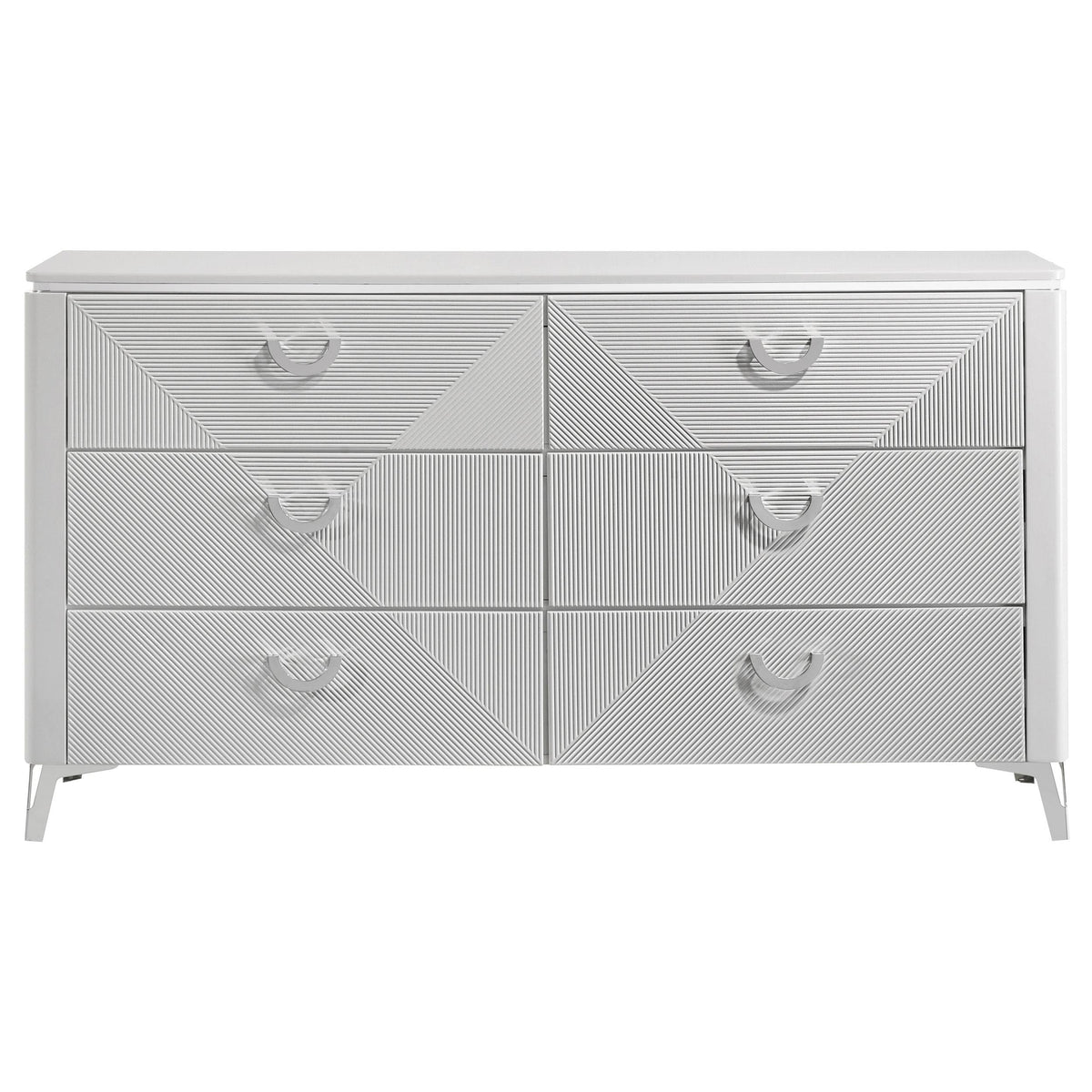 Cassia Dresser in White High Gloss - Coaster Furniture