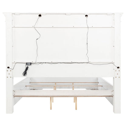 McKinney Bed in Vintage White