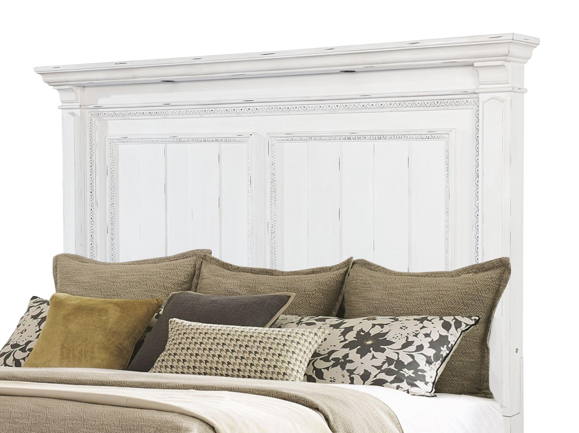 McKinney Bed in Vintage White