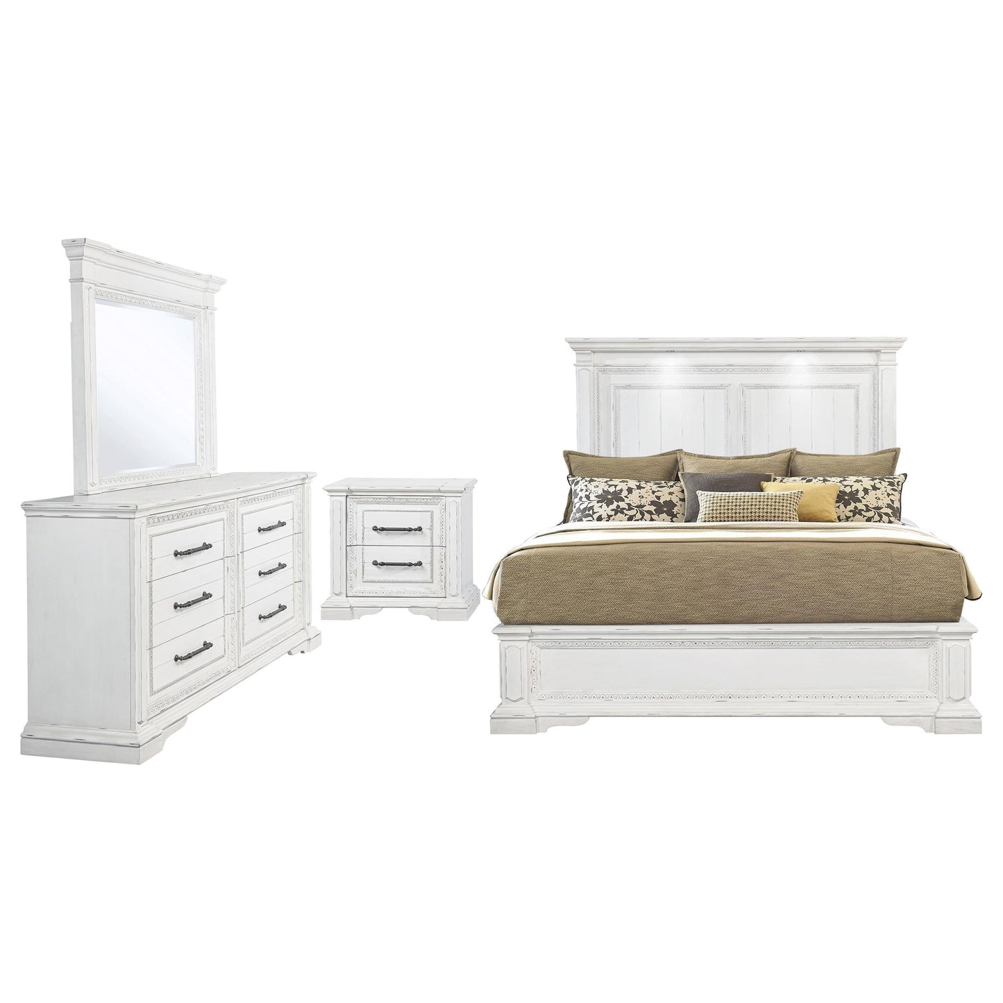 McKinney 4-Piece Set in Vintage White