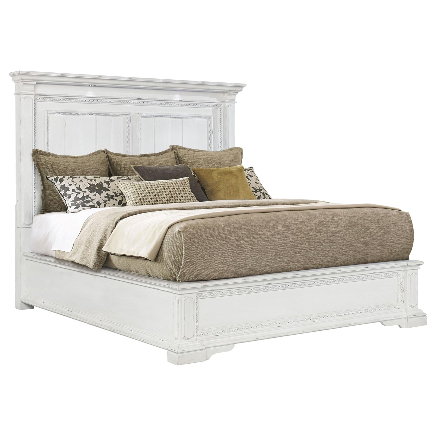 McKinney Bed in Vintage White