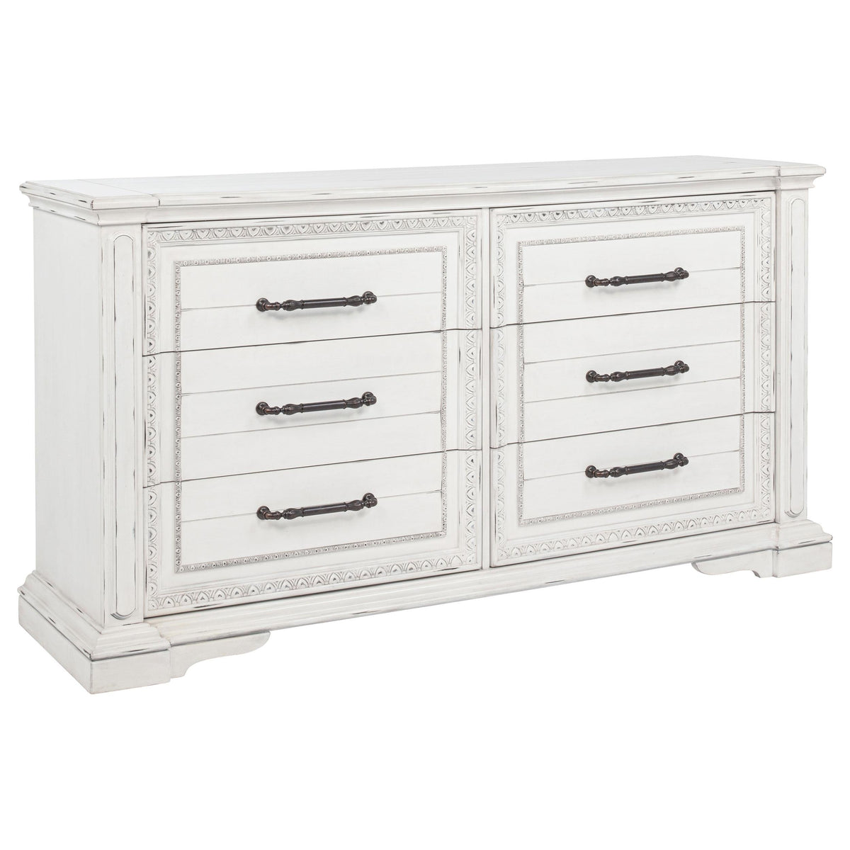 McKinney Dresser in Vintage White - Coaster Furniture