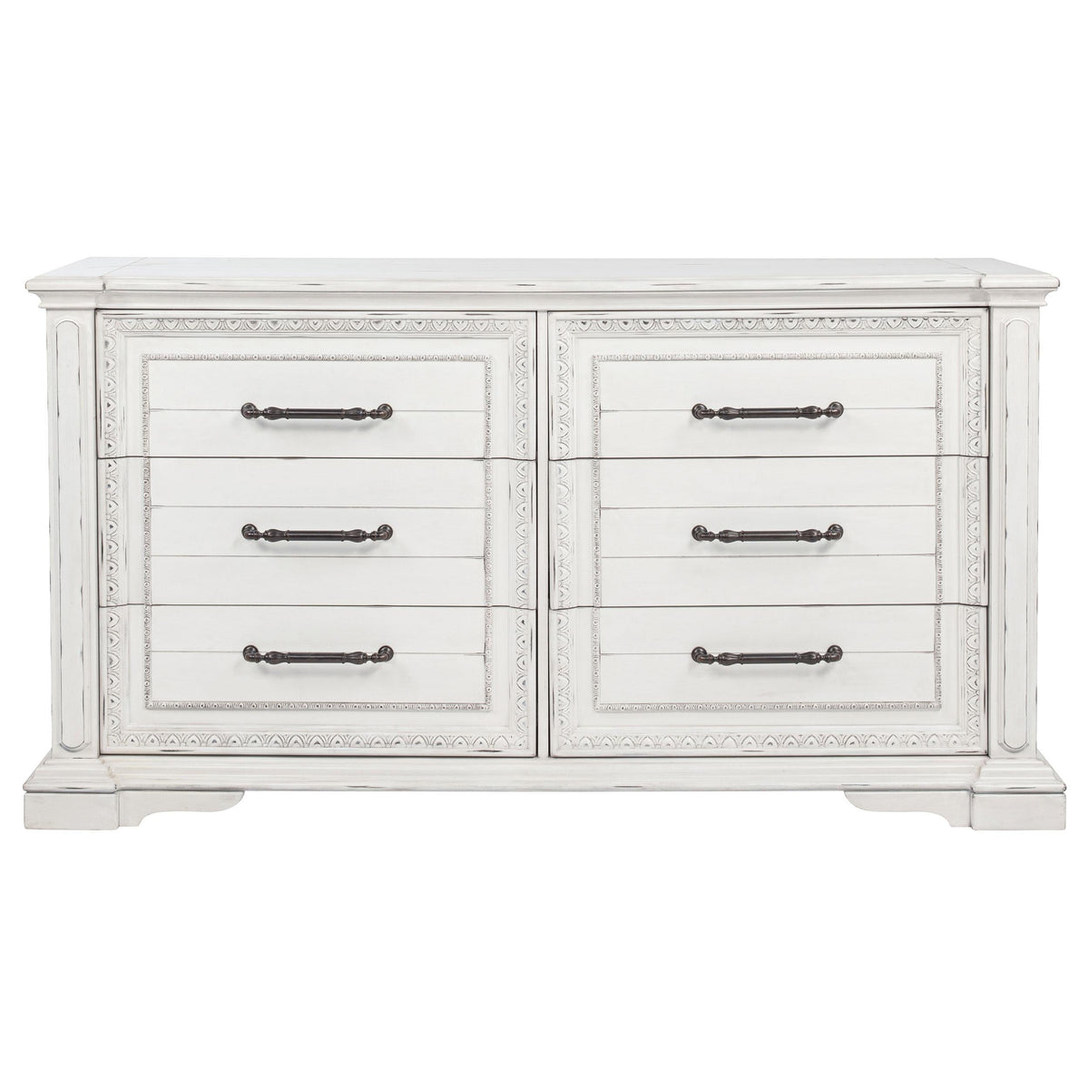 McKinney Dresser in Vintage White - Coaster Furniture