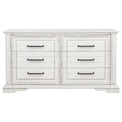 McKinney Dresser in Vintage White - Coaster Furniture
