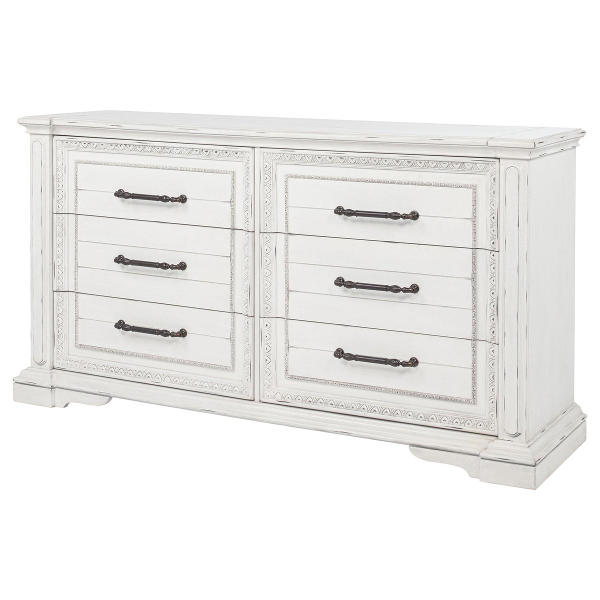 McKinney Dresser in Vintage White - Coaster Furniture