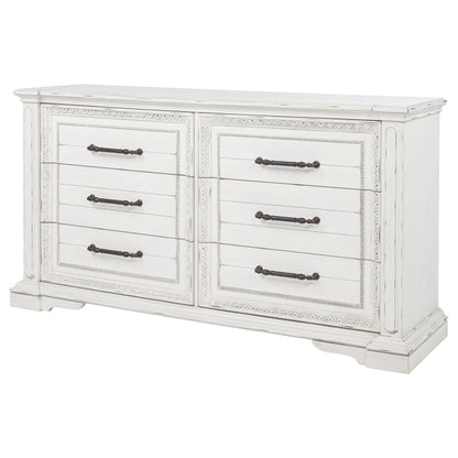 McKinney Dresser in Vintage White - Coaster Furniture