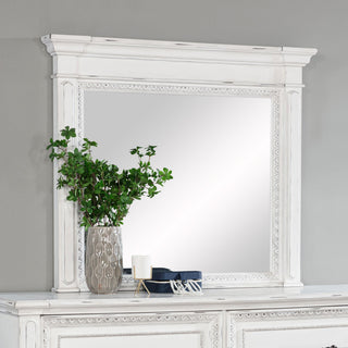 McKinney Dresser Mirror in Vintage White - Coaster Furniture