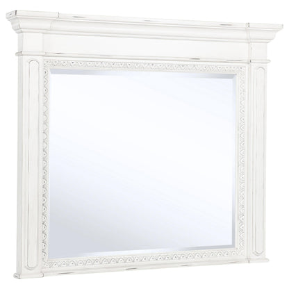 McKinney Dresser Mirror in Vintage White - Coaster Furniture