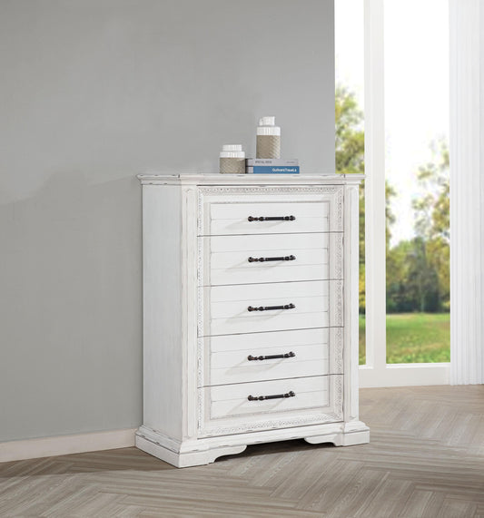 McKinney Chest in Vintage White - Coaster Furniture