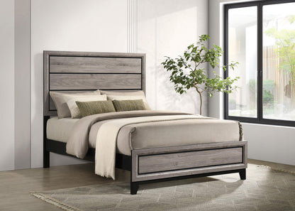 Watson Full Bed - Light Taupe