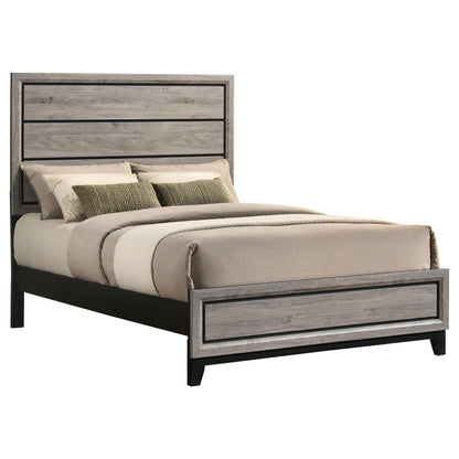 Watson Full Bed - Light Taupe