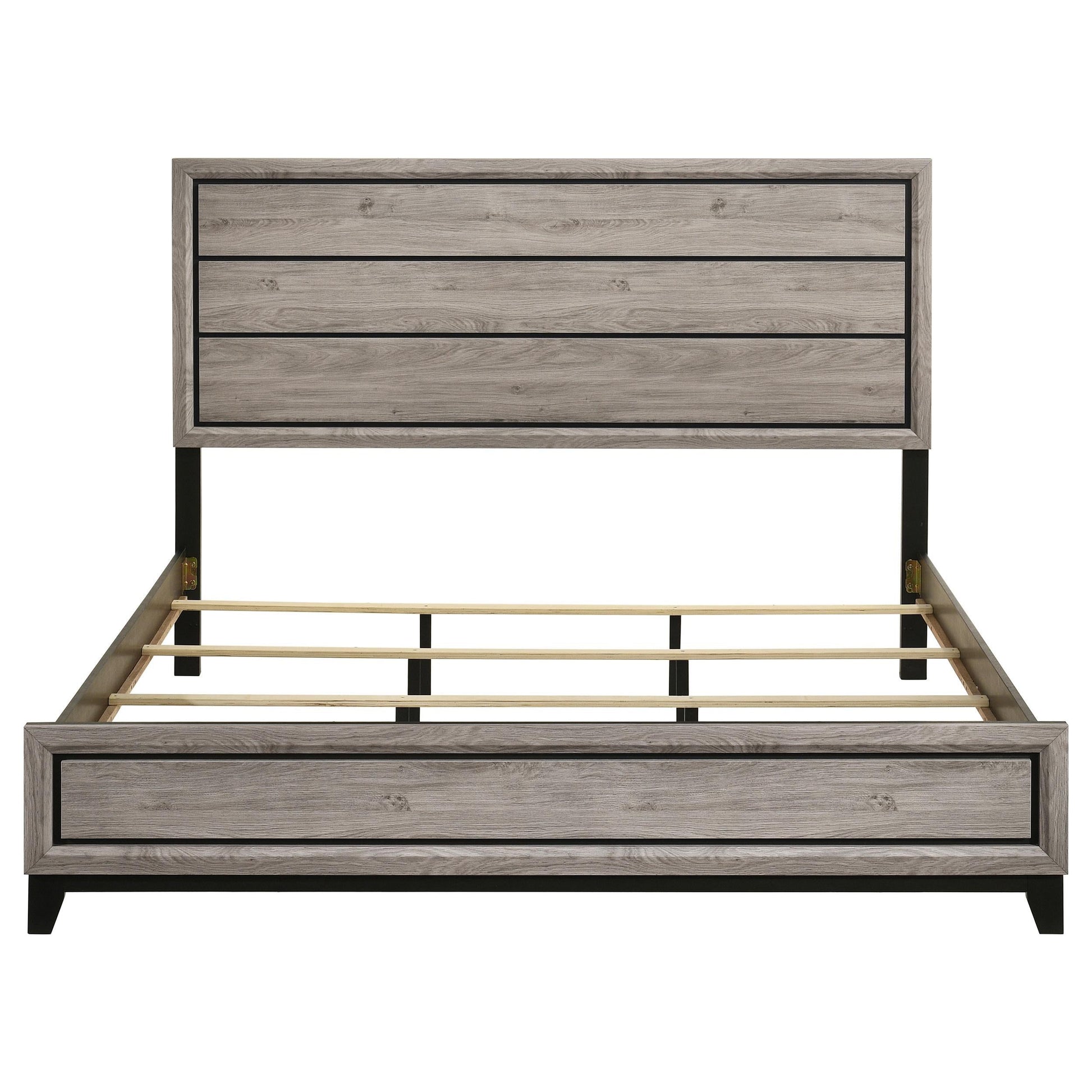 Watson E King Bed - Light Taupe