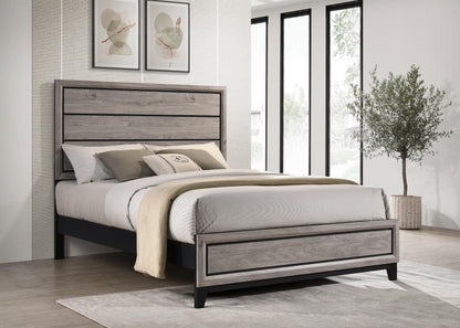 Watson Queen Bed - Light Taupe