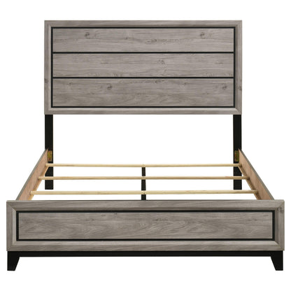 Watson Queen Bed - Light Taupe