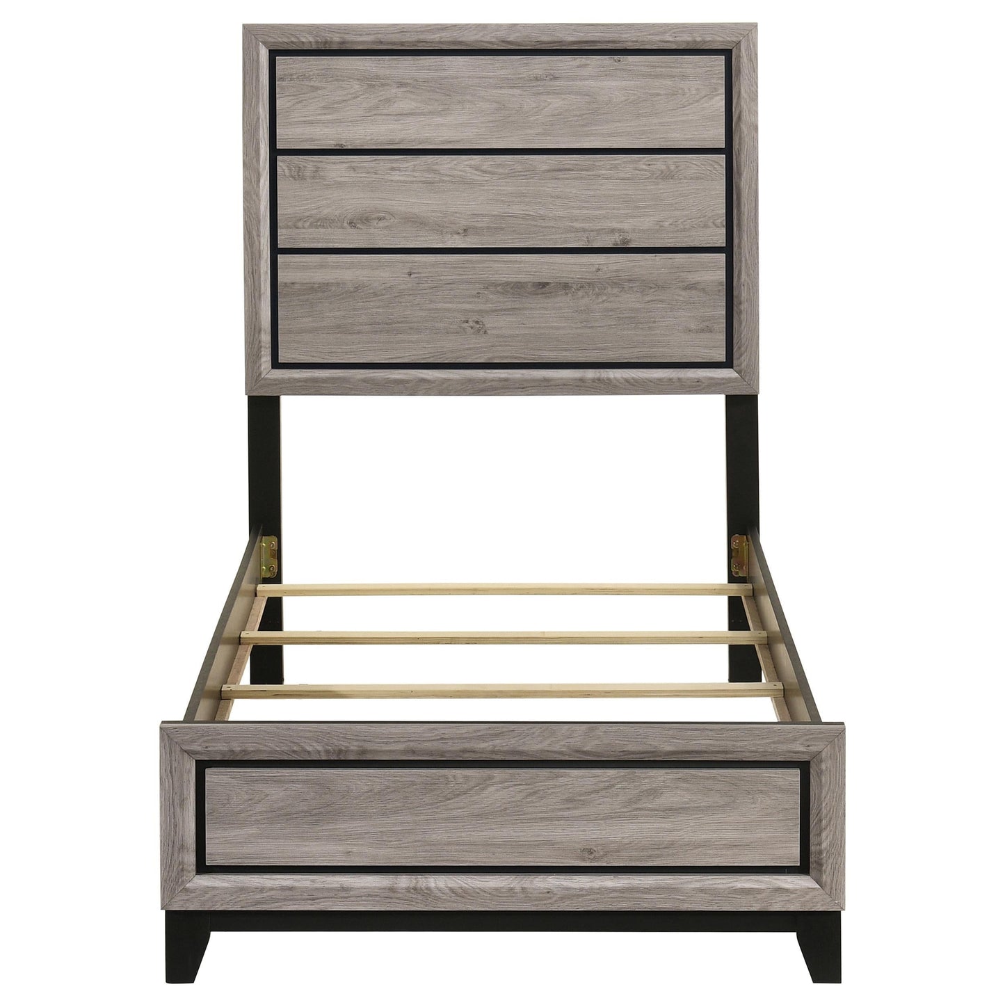 Watson Twin Bed - Light Taupe