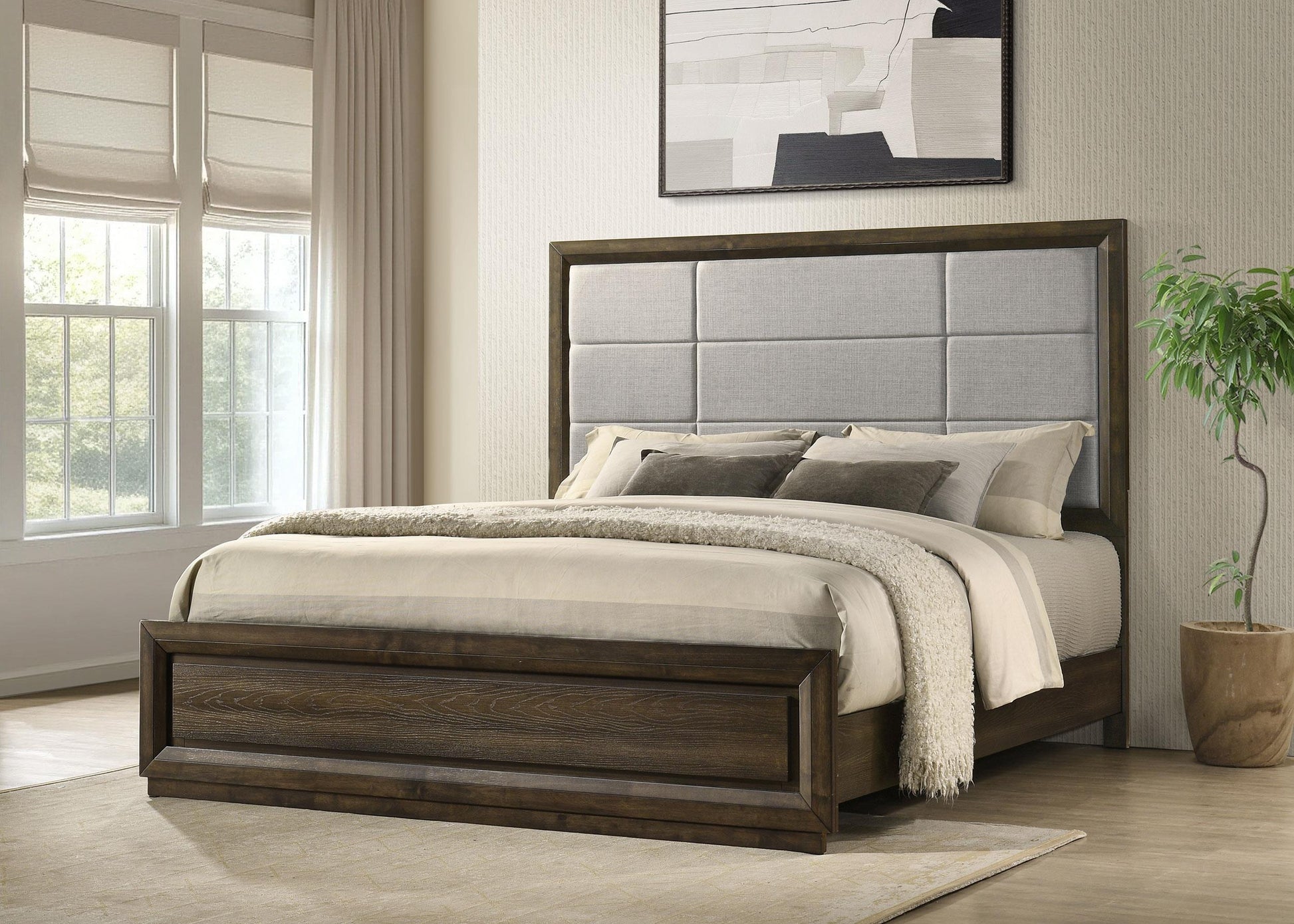 Atlas Bed in Dark Oak