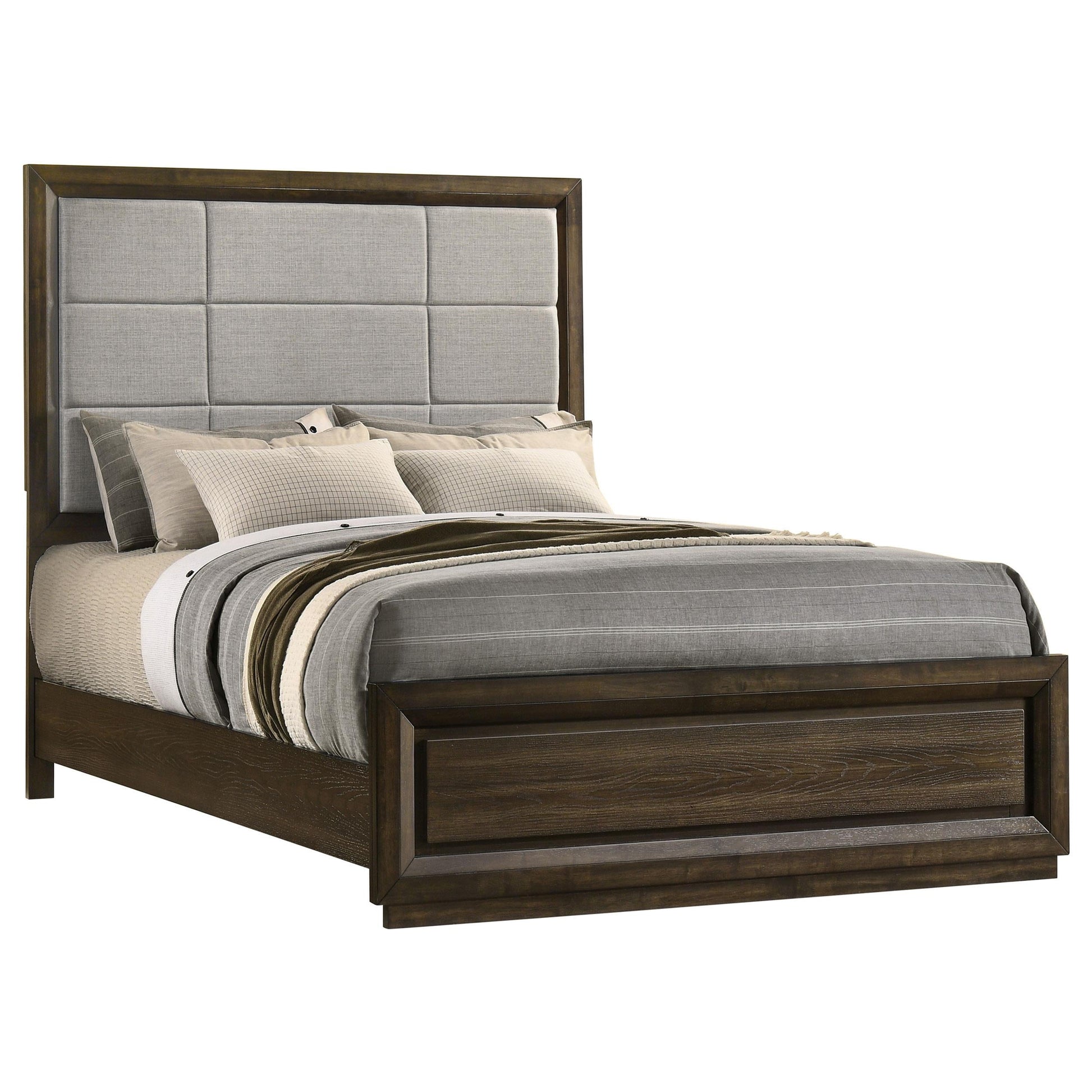 Atlas Bed in Dark Oak