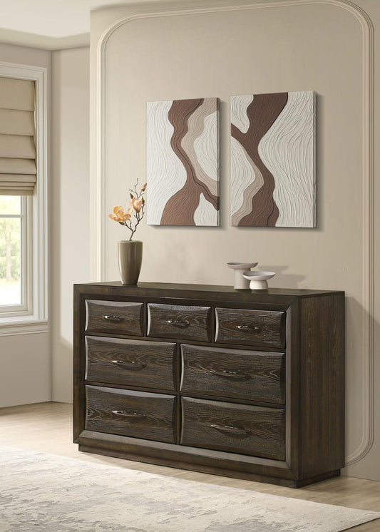 Atlas Dresser in Dark Oak - Coaster Furniture