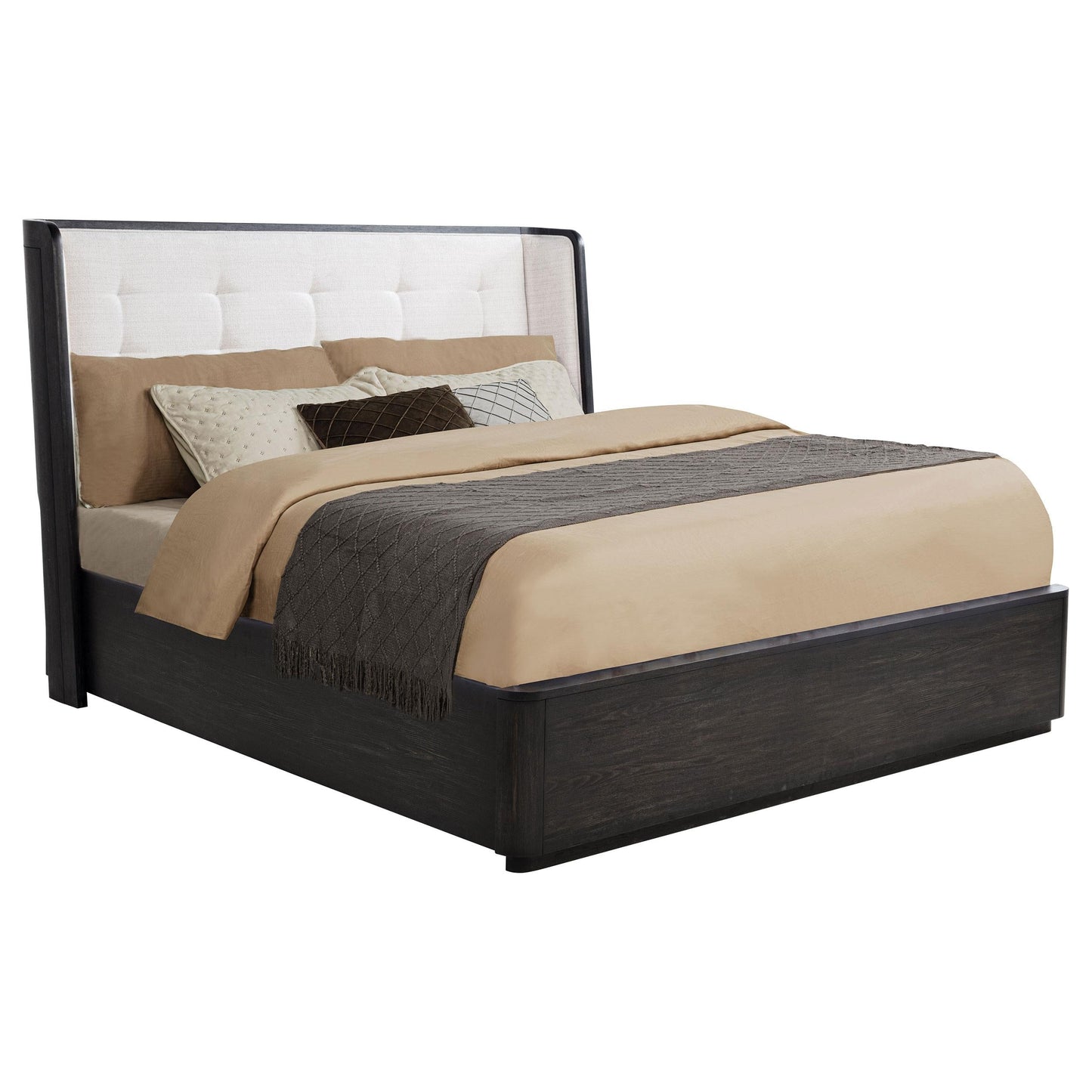 Leandro Bed in Burnished Black