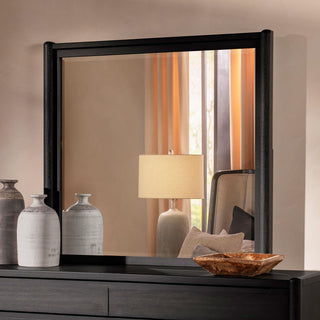 Leandro Dresser Mirror in Burnished Black - Coaster Furniture