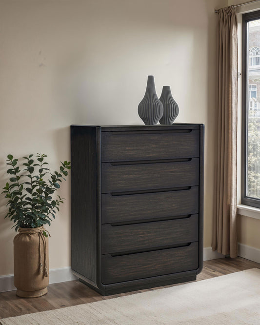 Leandro Chest in Burnished Black - Coaster Furniture