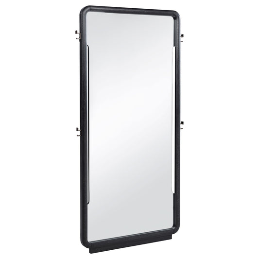Leandro Floor Mirror in Burnished Black - Coaster Furniture