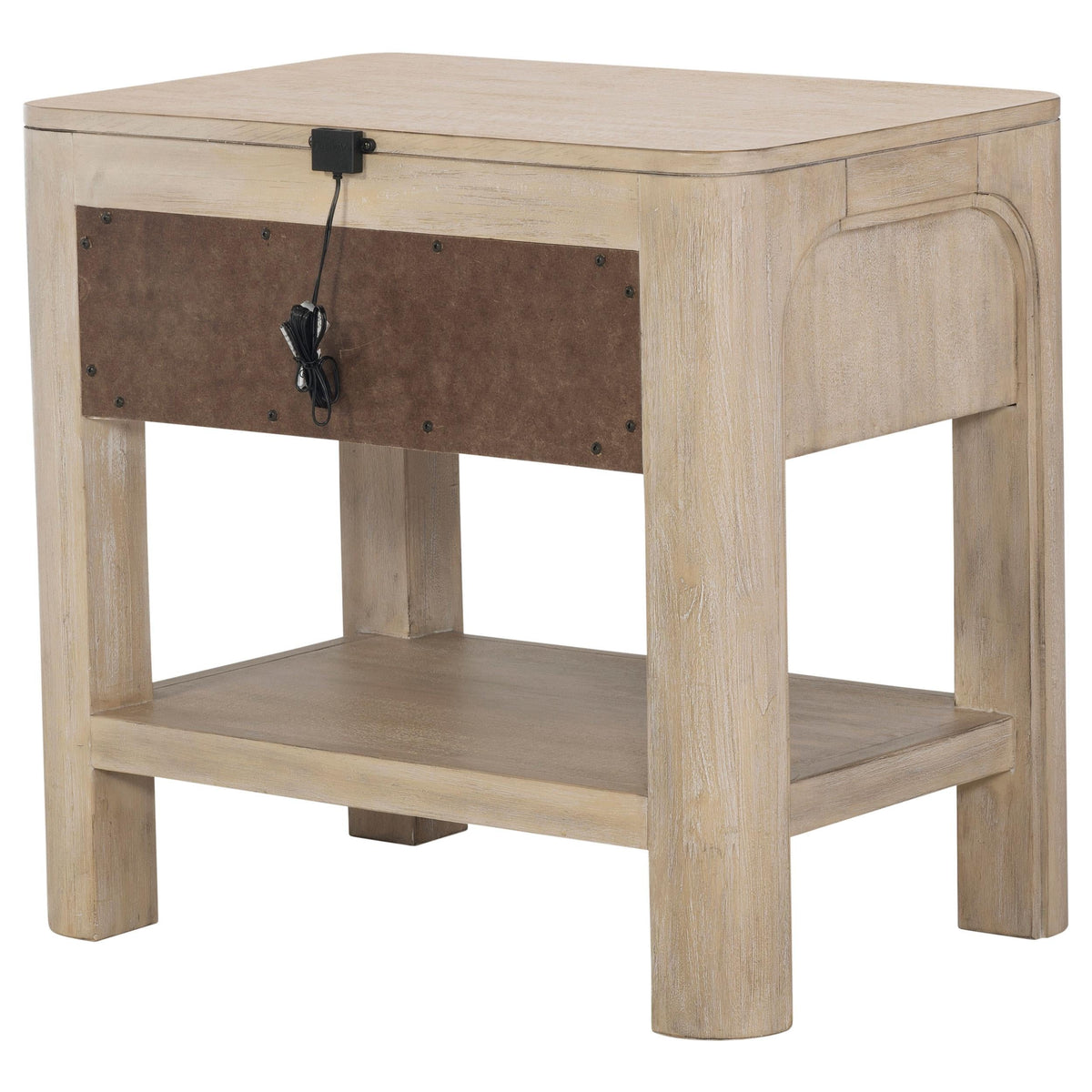 Solano Nightstand in Weathered Mango - Coaster Furniture