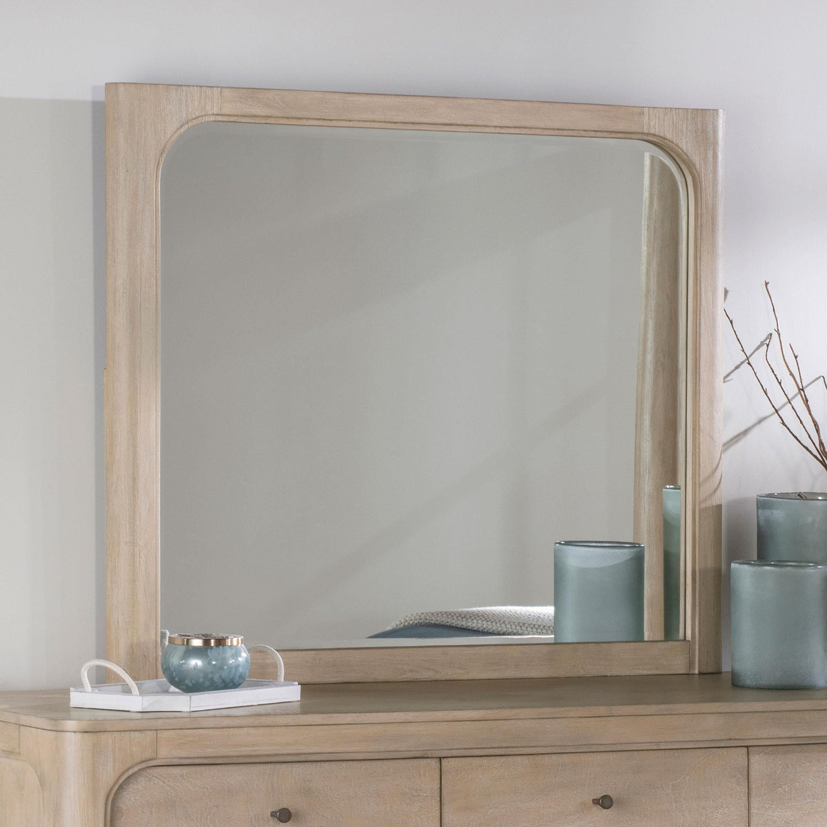 Solano Dresser Mirror in Weathered Mango - Coaster Furniture