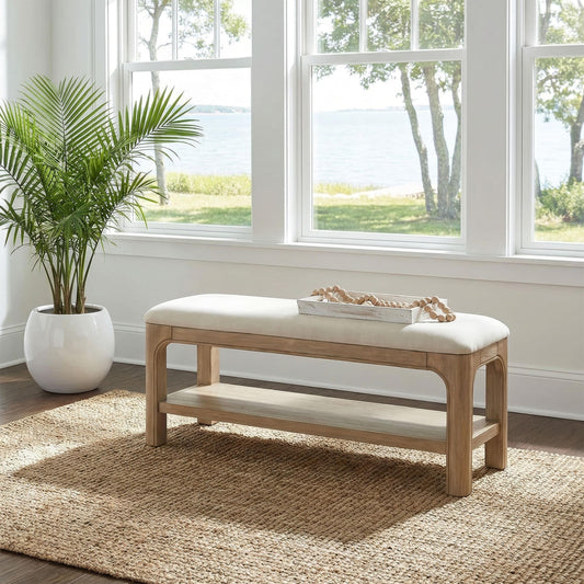 Solano Bench in Weathered Mango - Coaster Furniture
