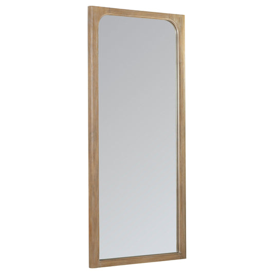 Solano Floor Mirror in Weathered Mango - Coaster Furniture
