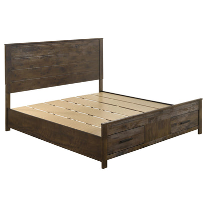 Woodmont Bed in Rustic Golden Brown