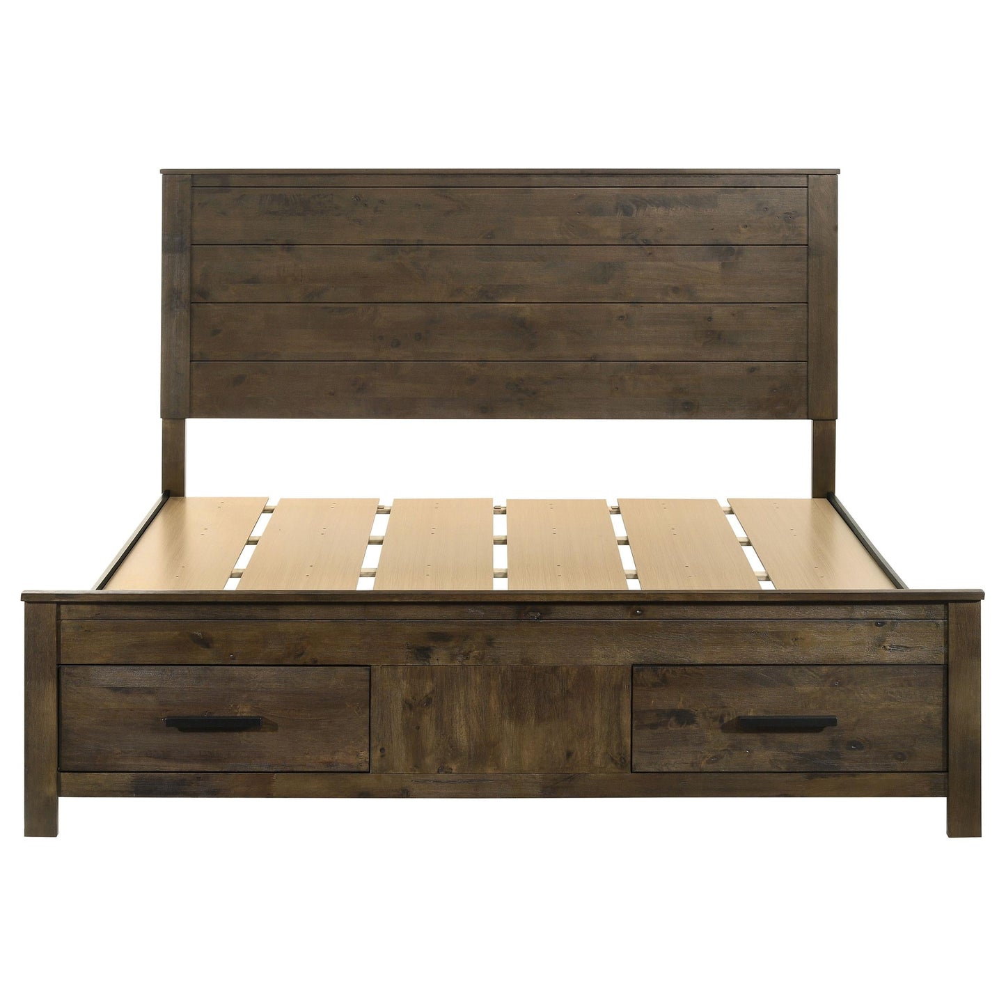 Woodmont Bed in Rustic Golden Brown