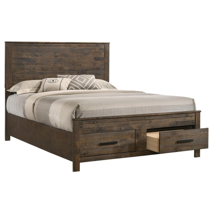 Woodmont Bed in Rustic Golden Brown