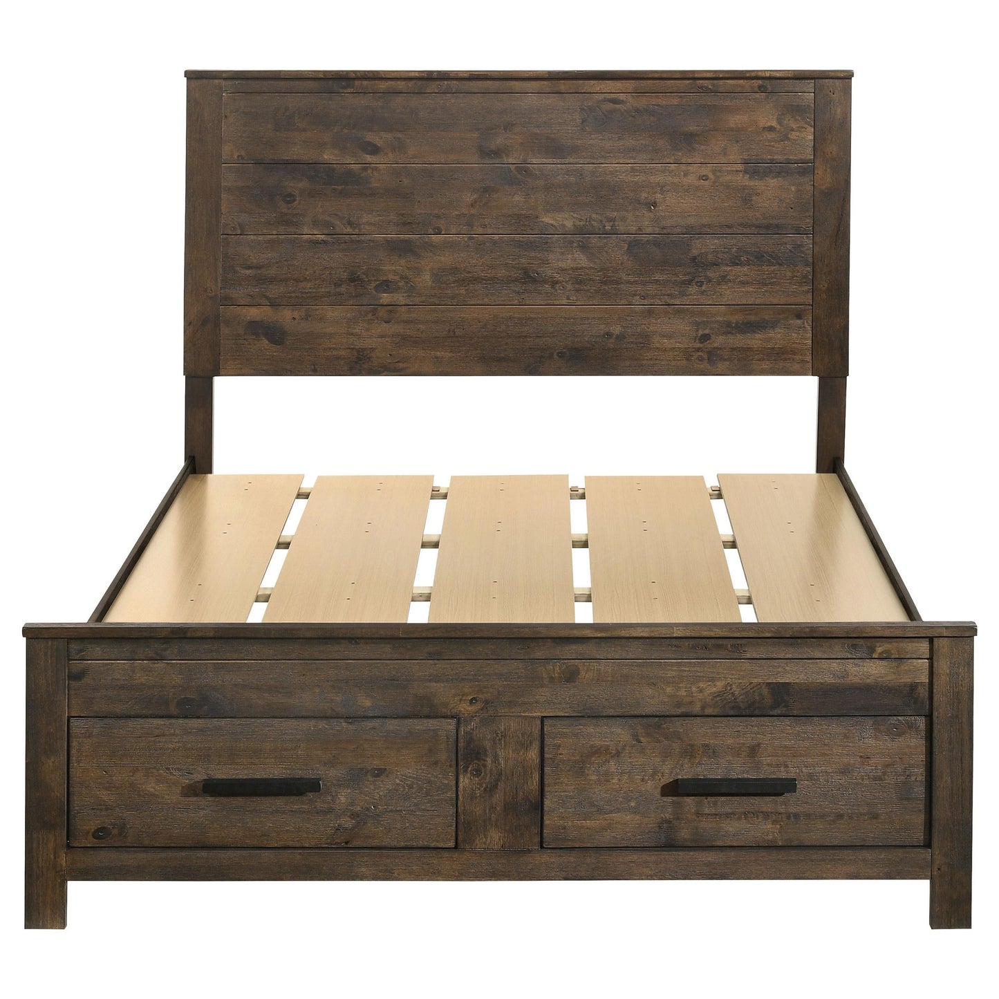 Woodmont Bed in Rustic Golden Brown